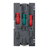 Розетка с 2xUSB IEK BRITE, скрытый монтаж, с заземлением, со шторками, шампань, BR-R14-16-U21-D31-K37 - 1