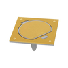 Аудиорозетка 4-местная IEK BRITE, скрытый монтаж, бежевый, BR-S40-K10 - 1