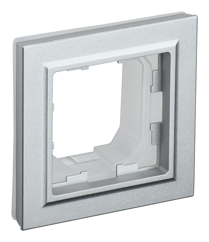 Рамка 1 пост IEK BRITE, алюминий, BR-M12-44-K47
