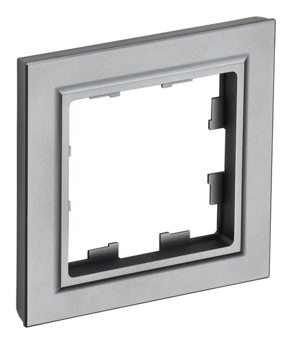 Рамка 1 пост IEK BRITE, сталь, BR-M12-K46