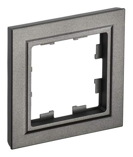 Рамка 1 пост IEK BRITE, темная бронза, BR-M12-K45