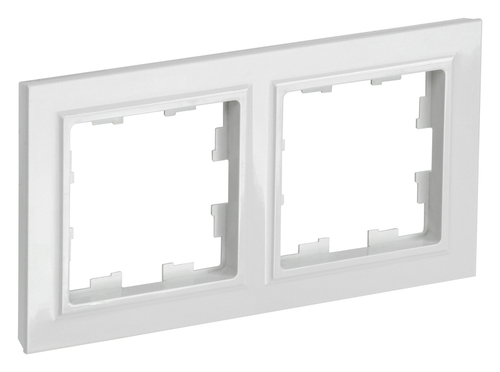 Рамка 2 поста IEK BRITE, белый, BR-M22-K01