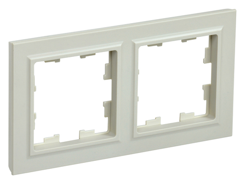 Рамка 2 поста IEK BRITE, бежевый, BR-M22-K10