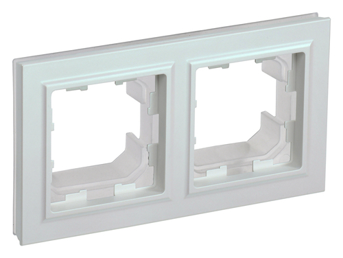 Рамка 2 поста IEK BRITE, жемчуг, BR-M22-44-K36