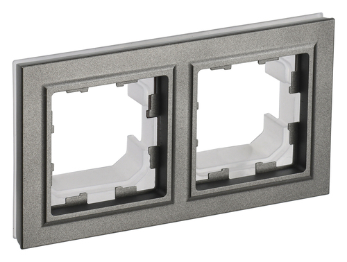 Рамка 2 поста IEK BRITE, шампань, BR-M22-44-K37