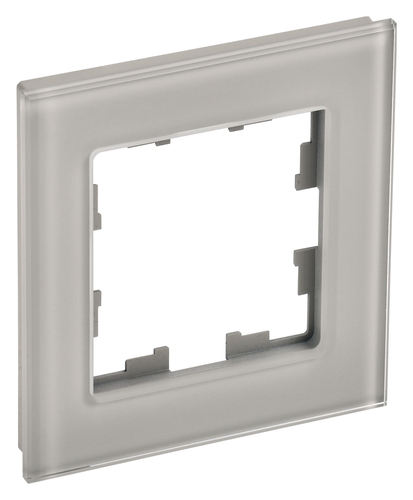 Рамка 1 пост IEK BRITE, дымчатый, BR-M12-G-K30