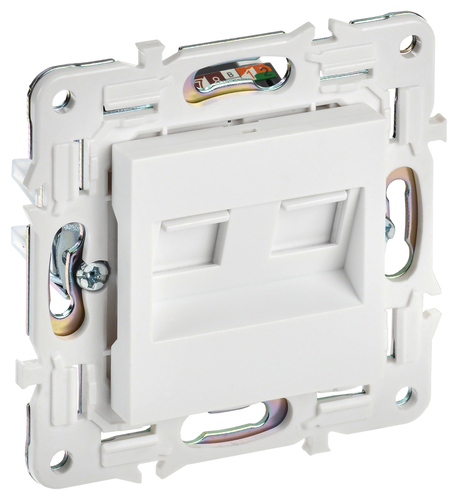 SKANDY Роз. комп. 2-ая RJ45 кат.6 SK-K04W арк. бел. IEK