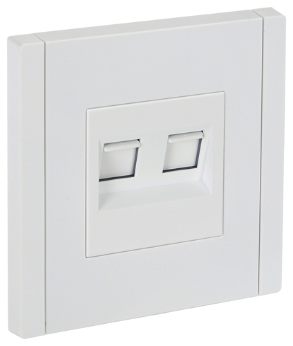 FORTE&PIANO Роз. комп. 2-ая RJ45 кат.5E FP233 бел. IEK