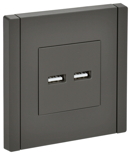FORTE&PIANO Роз. USB A+A 3,1А FP349 сер. IEK