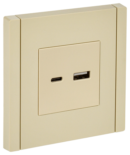 FORTE&PIANO Роз. USB A+C 18Вт FP451 ван. IEK
