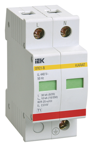 KARAT ОПС1-B УЗИП 2P In=30кА Un=400В Im=60кА IEK