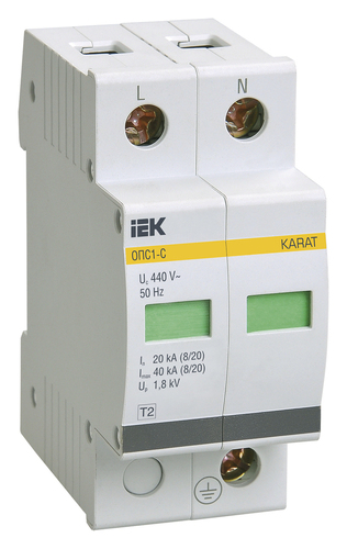 KARAT ОПС1-C УЗИП 2P In=20кА Un=400В Im=40кА IEK