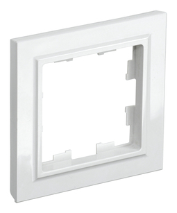 Рамка 1 пост IEK BRITE, белый, BR-M12-K01