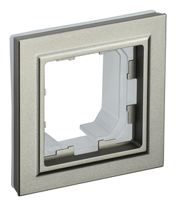 Рамка 1 пост IEK BRITE, шампань, BR-M12-44-K37