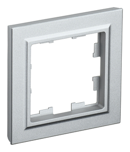Рамка 1 пост IEK BRITE, алюминий, BR-M12-K47