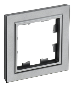 Рамка 1 пост IEK BRITE, сталь, BR-M12-K46