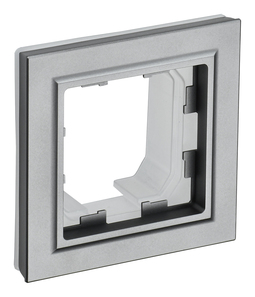 Рамка 1 пост IEK BRITE, сталь, BR-M12-44-K46