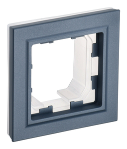 Рамка 1 пост IEK BRITE, маренго, BR-M12-44-K35