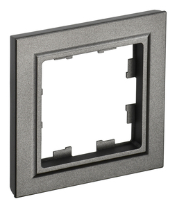 Рамка 1 пост IEK BRITE, темная бронза, BR-M12-K45