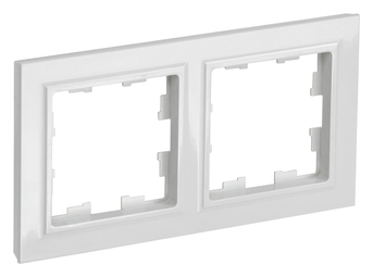 Рамка 2 поста IEK BRITE, белый, BR-M22-K01