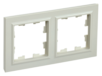 Рамка 2 поста IEK BRITE, бежевый, BR-M22-K10
