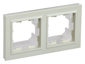 Рамка 2 поста IEK BRITE, бежевый, BR-M22-44-K10
