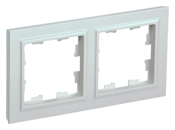 Рамка 2 поста IEK BRITE, жемчуг, BR-M22-K36