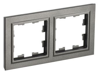 Рамка 2 поста IEK BRITE, шампань, BR-M22-K37