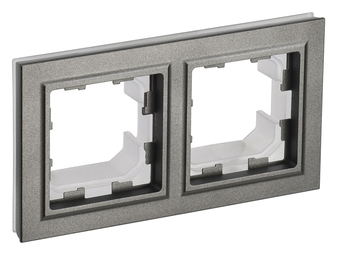 Рамка 2 поста IEK BRITE, шампань, BR-M22-44-K37