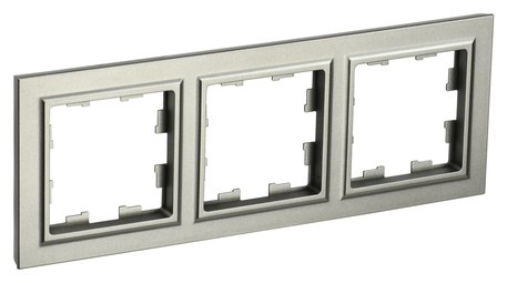 Рамка 3 поста IEK BRITE, шампань, BR-M32-K37