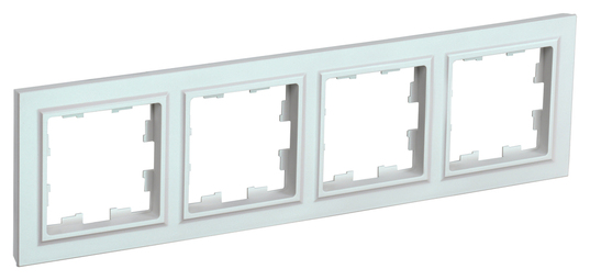 Рамка 4 поста IEK BRITE, жемчуг, BR-M42-K36
