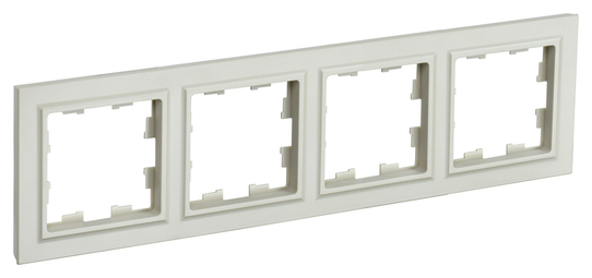 Рамка 4 поста IEK BRITE, бежевый, BR-M42-K10