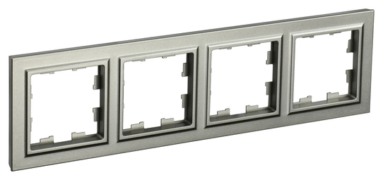 Рамка 4 поста IEK BRITE, шампань, BR-M42-K37