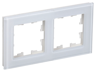 Рамка 2 поста IEK BRITE, белый, BR-M22-G-K01