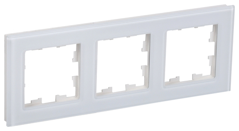 Рамка 3 поста IEK BRITE, белый, BR-M32-G-K01