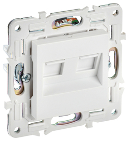 SKANDY Роз. комп. 2-ая RJ45 кат.5E SK-K03W арк. бел. IEK