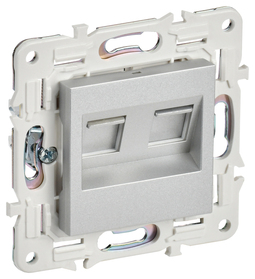 SKANDY Роз. комп. 2-ая RJ45 кат.5E SK-K03S сереб. IEK