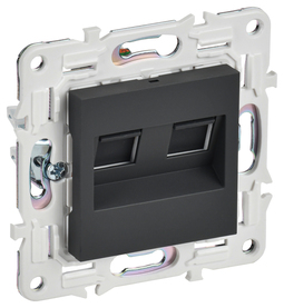 SKANDY Роз. комп. 2-ая RJ45 кат.5E SK-K03G граф. IEK