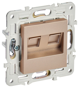 SKANDY Роз. комп. 2-ая RJ45 кат.5E SK-K03Sa песоч. IEK