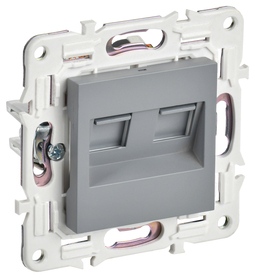 SKANDY Роз. комп. 2-ая RJ45 кат.6 SK-K04Gr сер. IEK