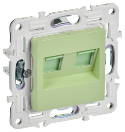 SKANDY Роз. комп. 2-ая RJ45 кат.6 SK-K04M мятн. IEK