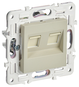 SKANDY Роз. комп. 2-ая RJ45 кат.6 SK-K04B беж. IEK
