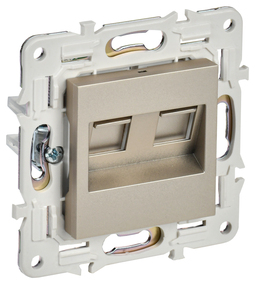 SKANDY Роз. комп. 2-ая RJ45 кат.6 SK-K04Sh шамп. IEK