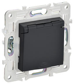 SKANDY Роз. з/к/ш кр. 16А IP44 SK-R11G граф. IEK