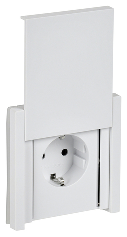 FORTE&PIANO Роз. с з/к/ш с кр. в/к 16А IP44 FP221 бел. IEK