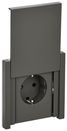 FORTE&PIANO Роз. с з/к/ш с кр. в/к 16А IP44 FP321 сер. IEK