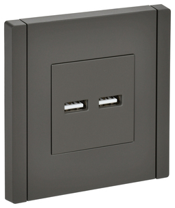 FORTE&PIANO Роз. USB A+A 3,1А FP349 сер. IEK