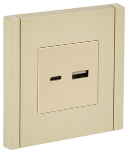 FORTE&PIANO Роз. USB A+C 18Вт FP451 ван. IEK