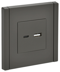 FORTE&PIANO Роз. USB A+C 3,1А FP350 сер. IEK