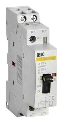 Контактор модульный с ручным упр. КМ20-20МР AC KARAT IEK